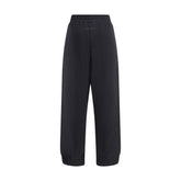MM6 Black Cotton Joggers (Workout Pants)